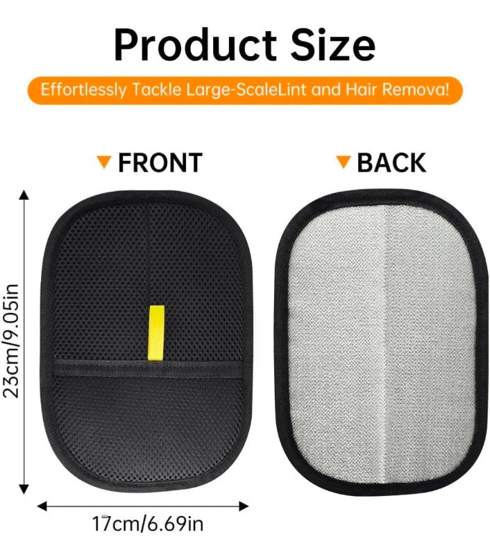 Pet Hair Removal Gloves, Static-Enhanced Pet Hair Removal Mitt, Reusable Grooming Mitt 1Pc
