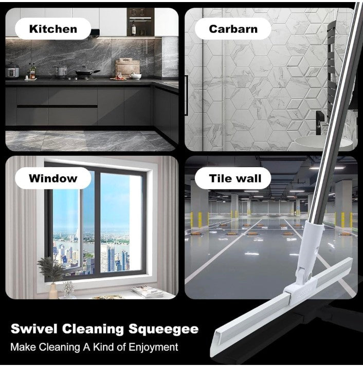 Magic Broom Sweeper – 180° Rotating Floor Wiper for Fast & Mess-Free Cleaning ✨🔥