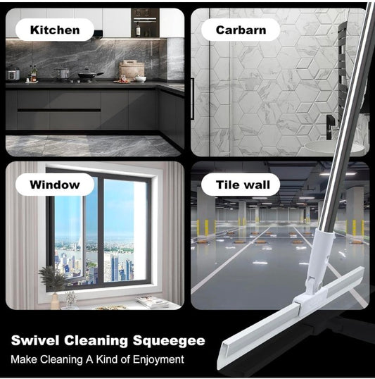 Magic Broom Sweeper – 180° Rotating Floor Wiper for Fast & Mess-Free Cleaning ✨🔥