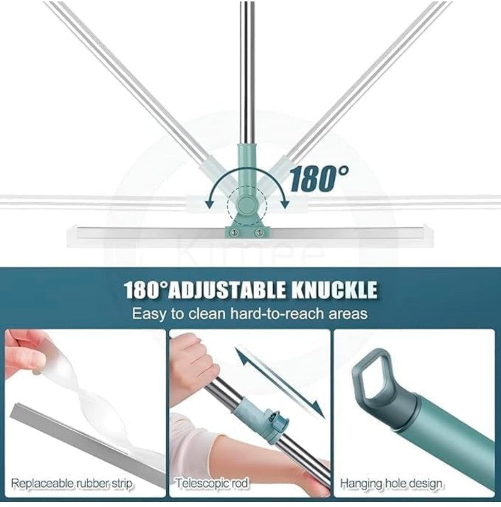 Magic Broom Sweeper – 180° Rotating Floor Wiper for Fast & Mess-Free Cleaning ✨🔥